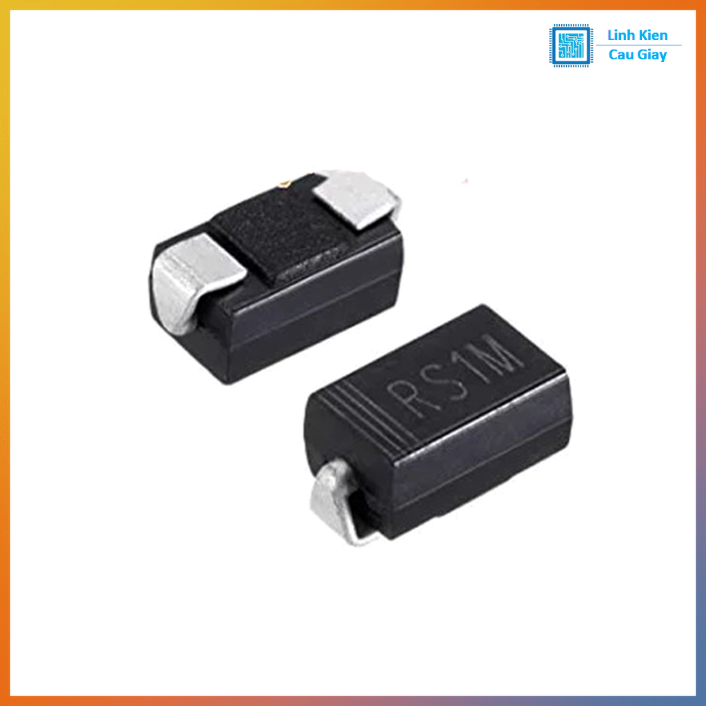 Linh kiện Diode FR107 Chân dán 1A (SL: 10 chiếc)