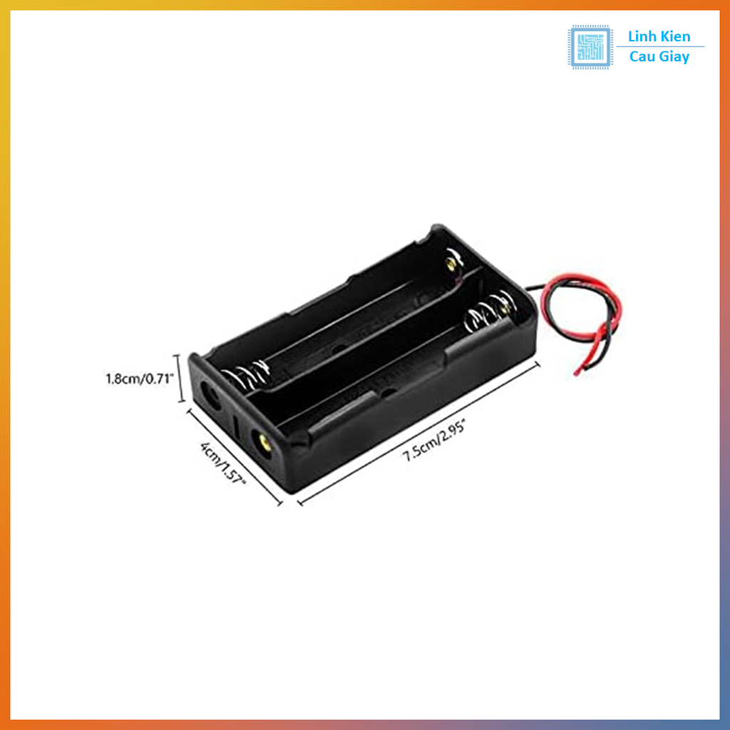 Hộp Đế Pin Ultrafire 18650 có dây ( Các loại )