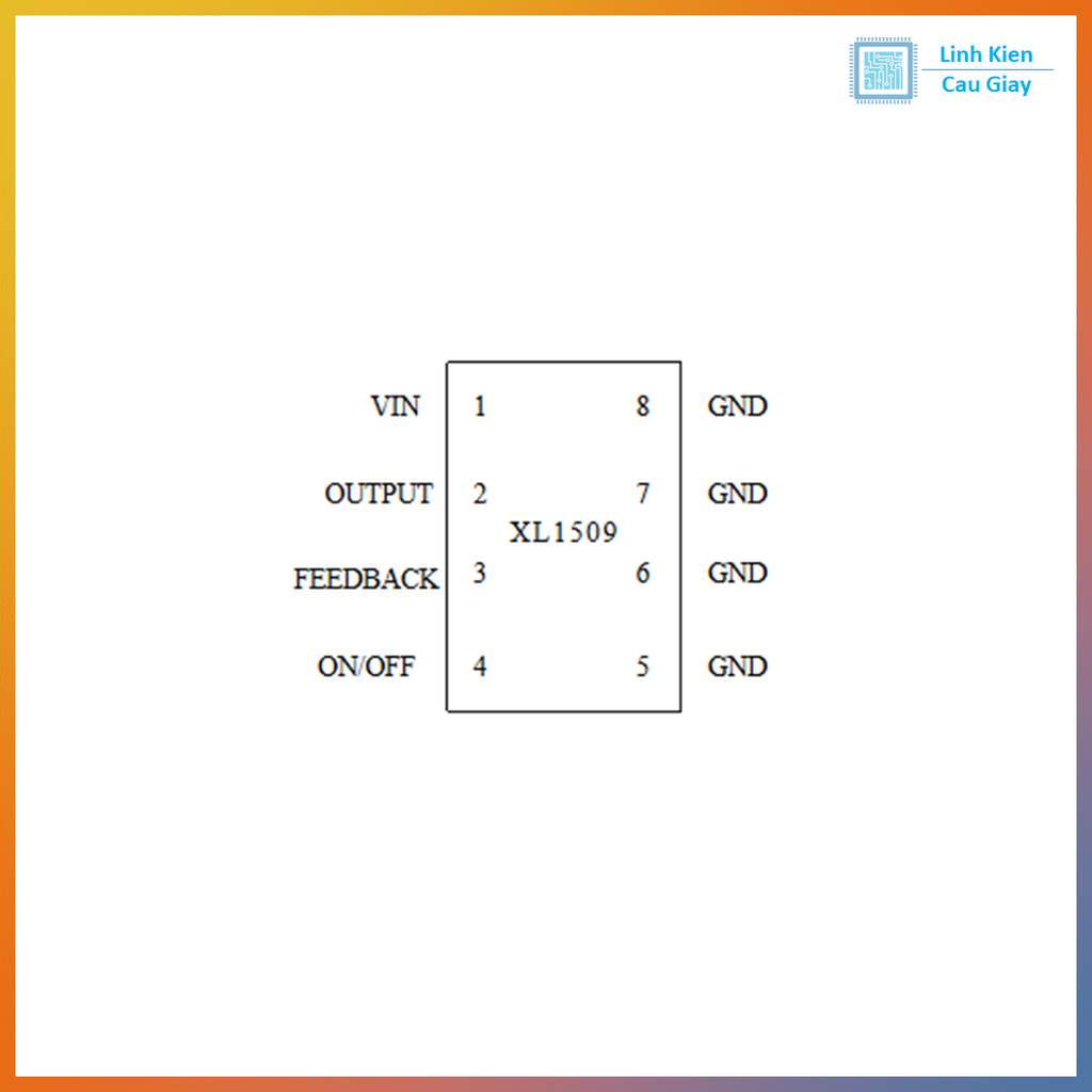 Linh kiện XL1509-ADJ SMD SOP8