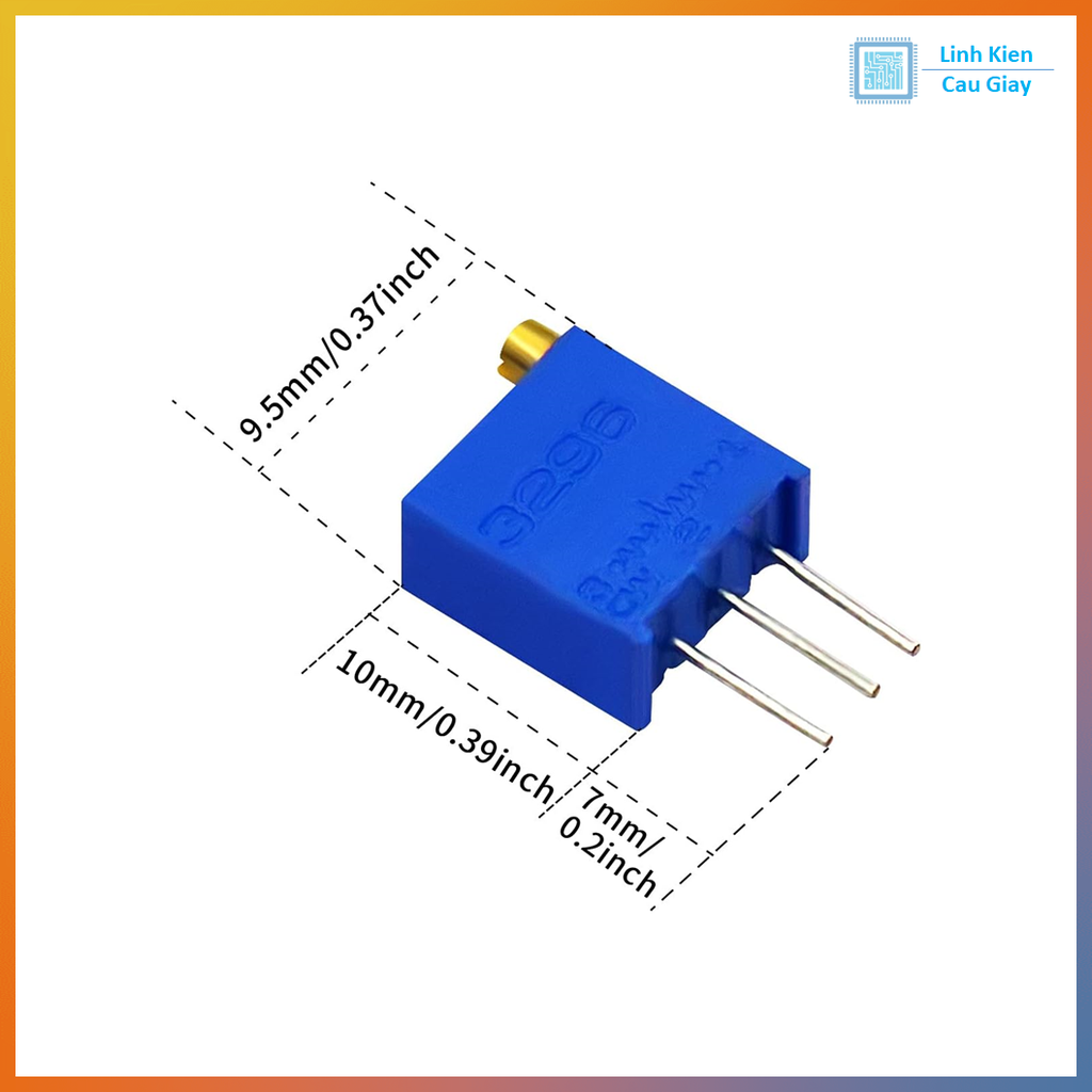 Biến Trở VR 3296W Các giá trị
