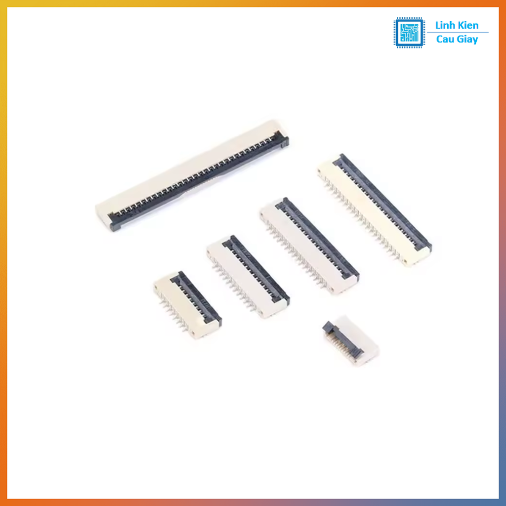 Socket FPC 0.5mm ngang