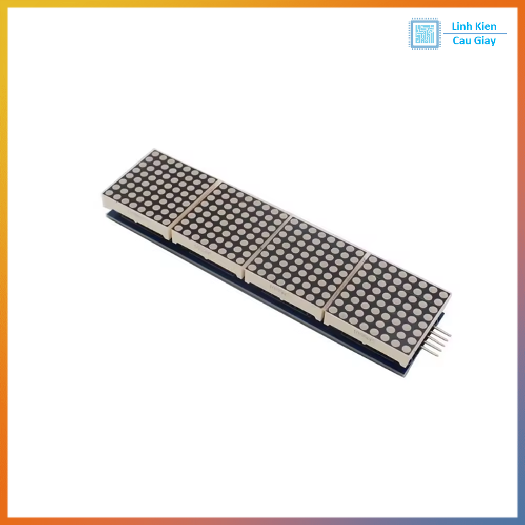 Module Hiển Thị 4 Led Ma Trận MAX7219 1*4 hình chữ nhật