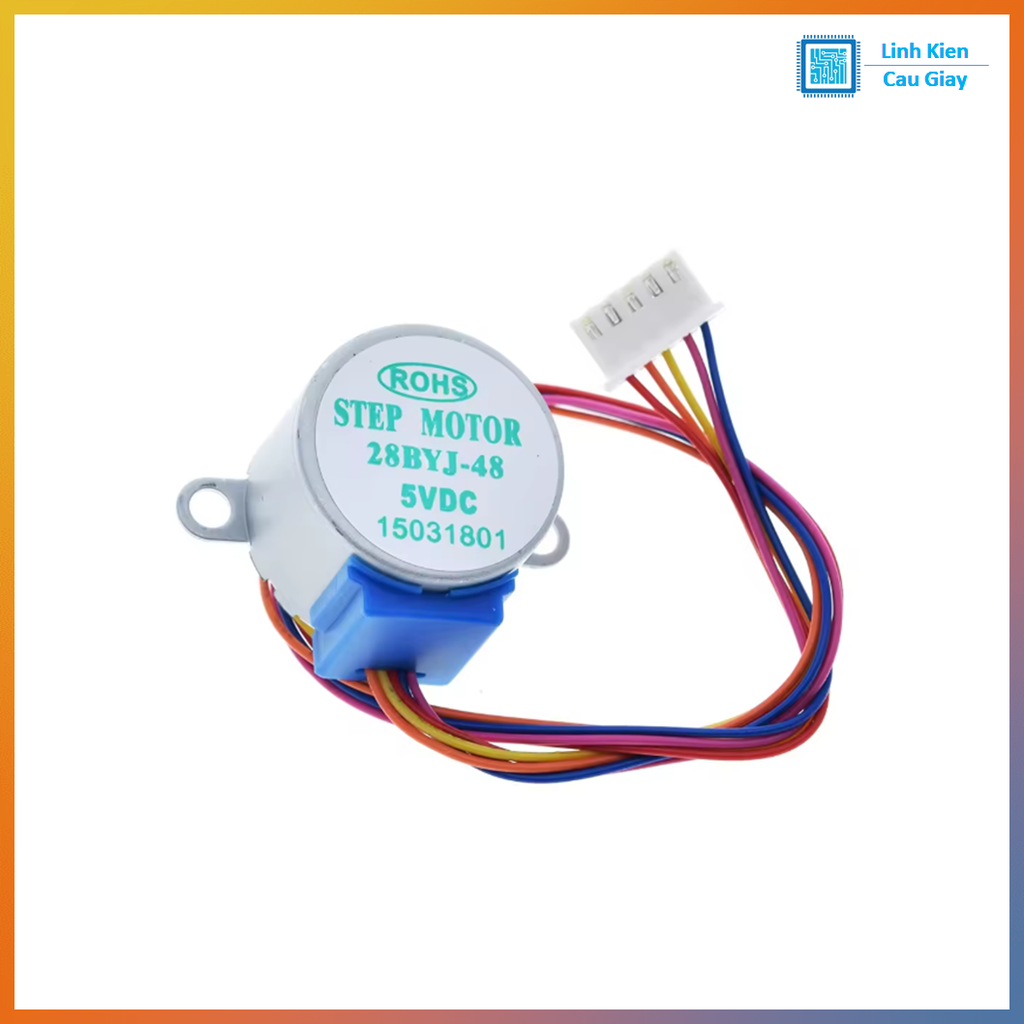 Mạch Điều Khiển Động Cơ Bước ULN2003 + Động Cơ Bước 5V