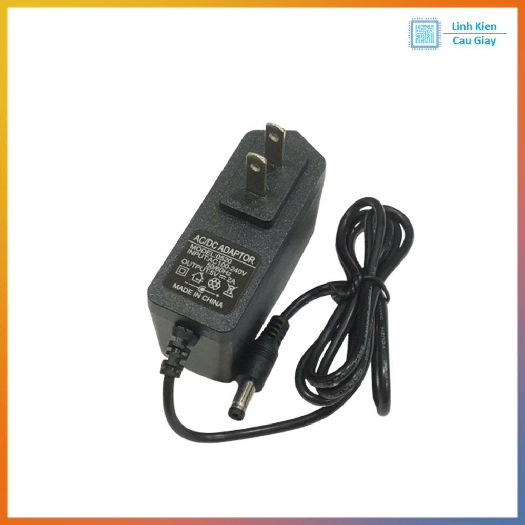 Nguồn Adapter 5V 1/2A đầu ra Jack DC 5.5*2.5mm