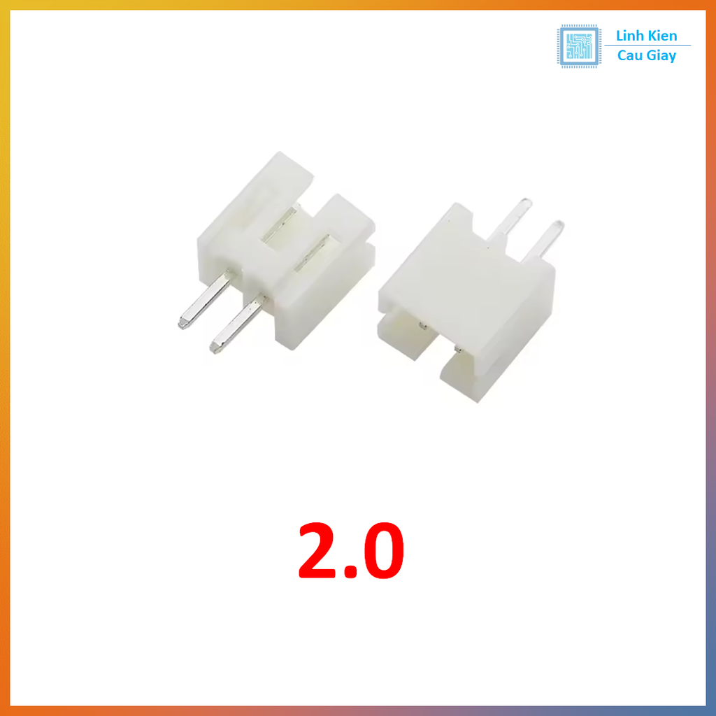 Header PH2.0 Đực thẳng (10c)