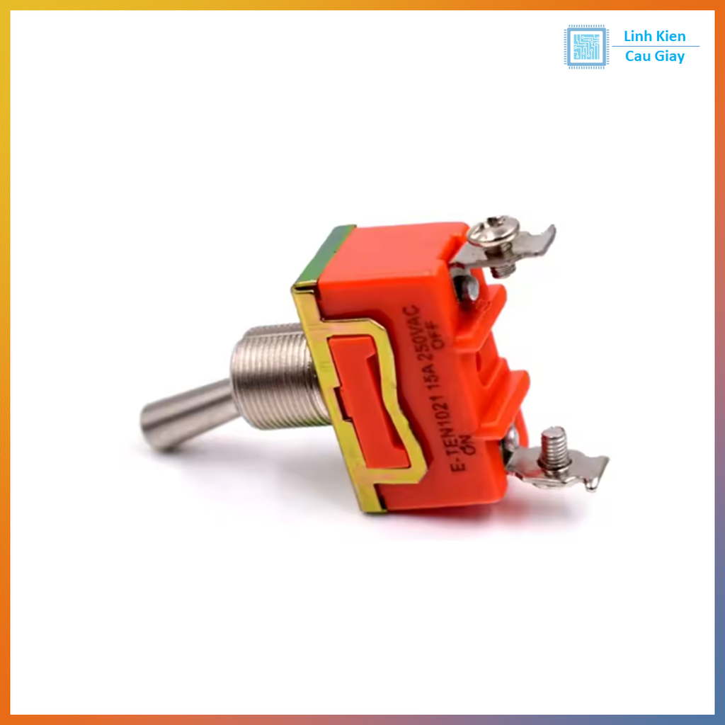 Công tắc gạt 2 chân 2 vị trí E-TEN 1021 (15A 220V)