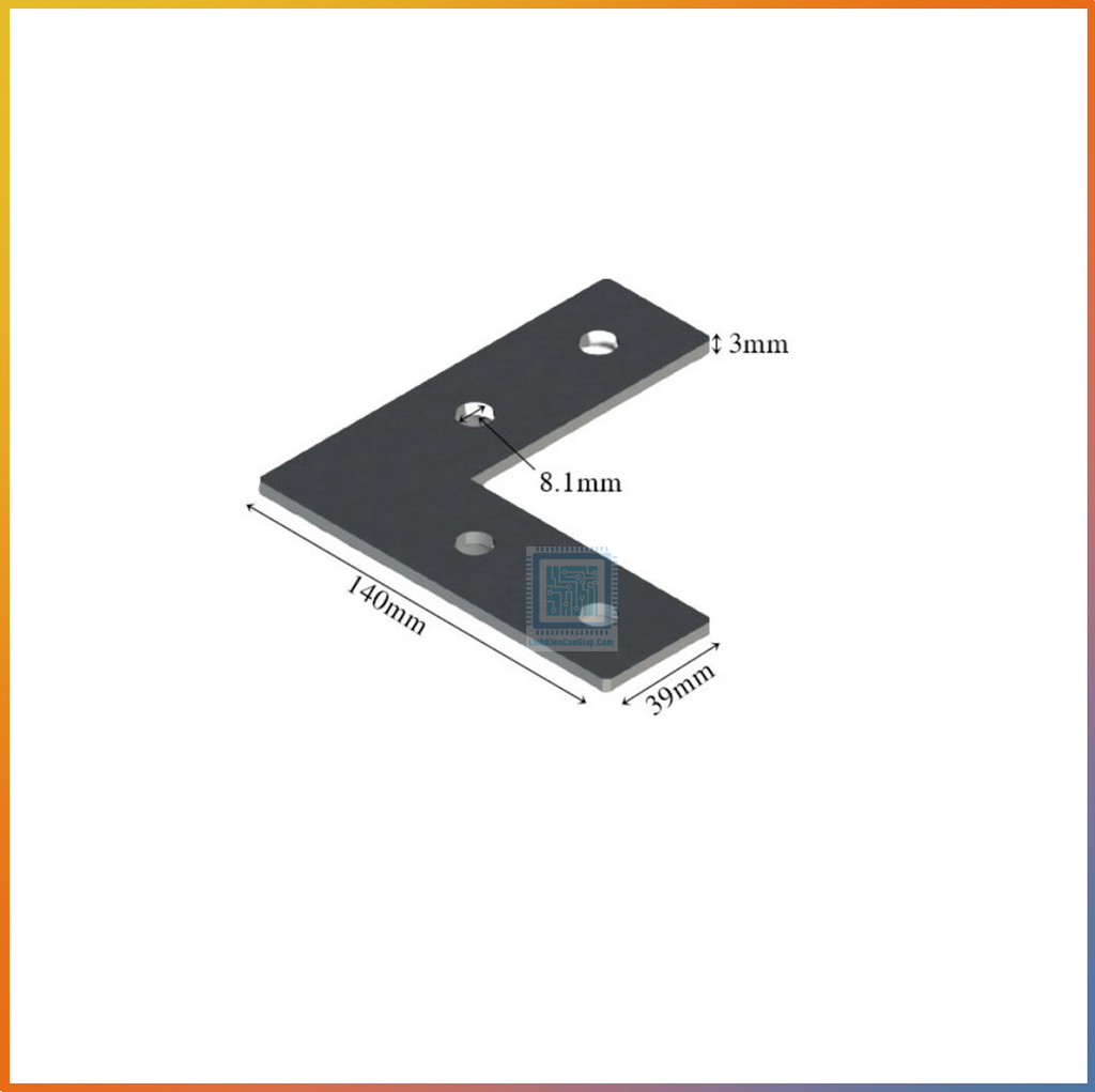 Ke chữ L, chữ T, chữ thập nhôm 4040