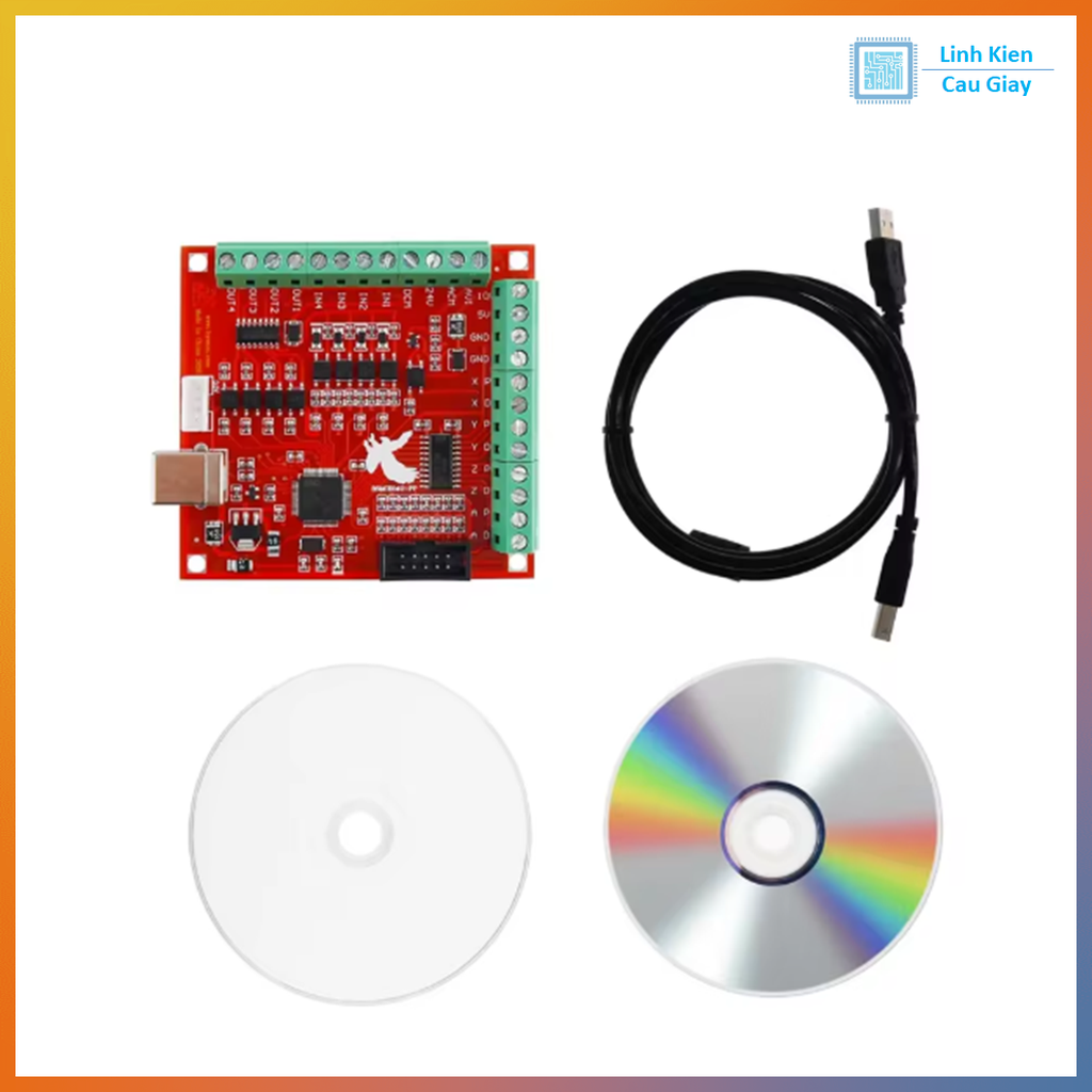 Mạch CNC BOB 4 trục MACH3 USB 100Khz