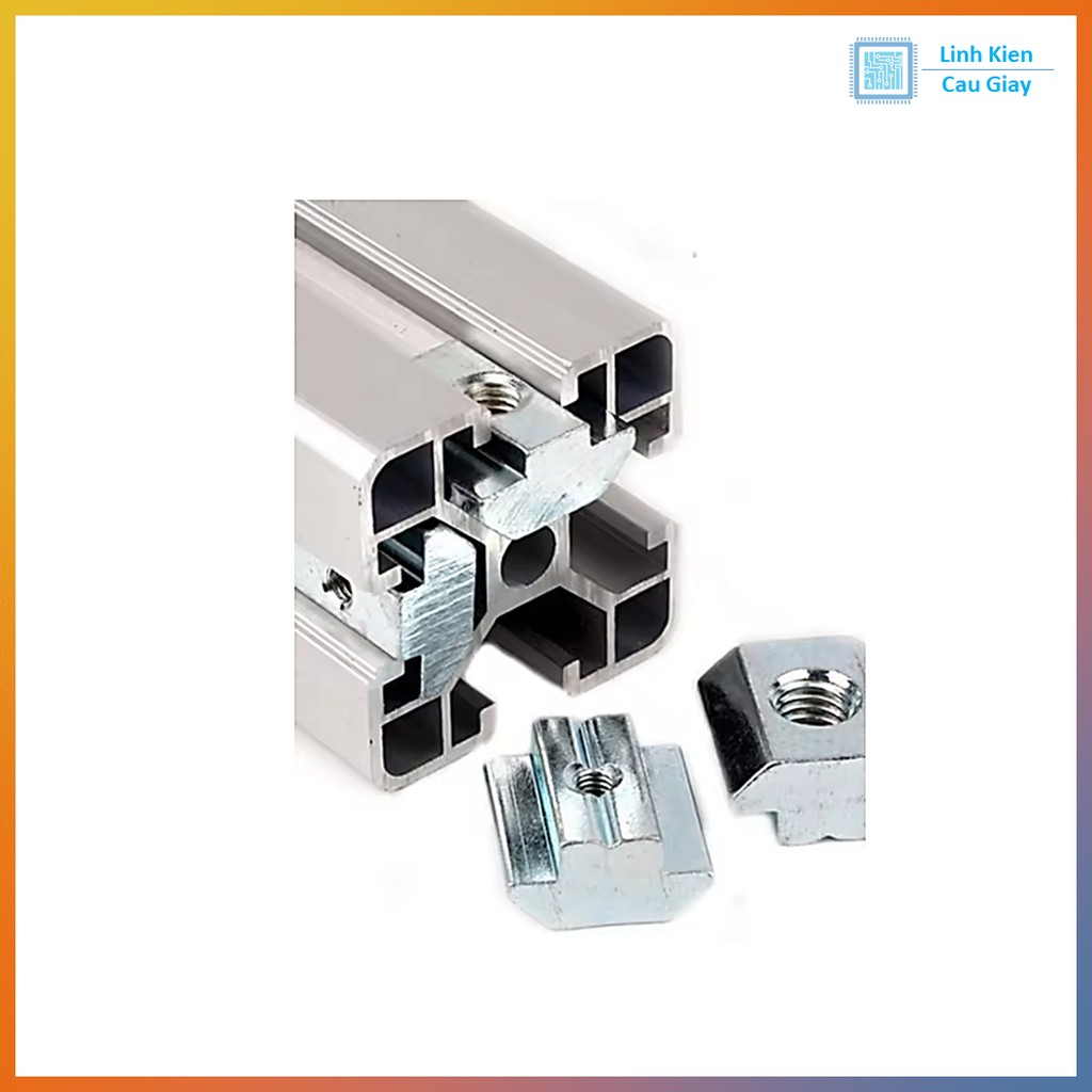 Tán chữ T đai ốc luồn Cho Nhôm Định Hình 2020, 3030, 2040, 2060, 20100, 3060, 3090