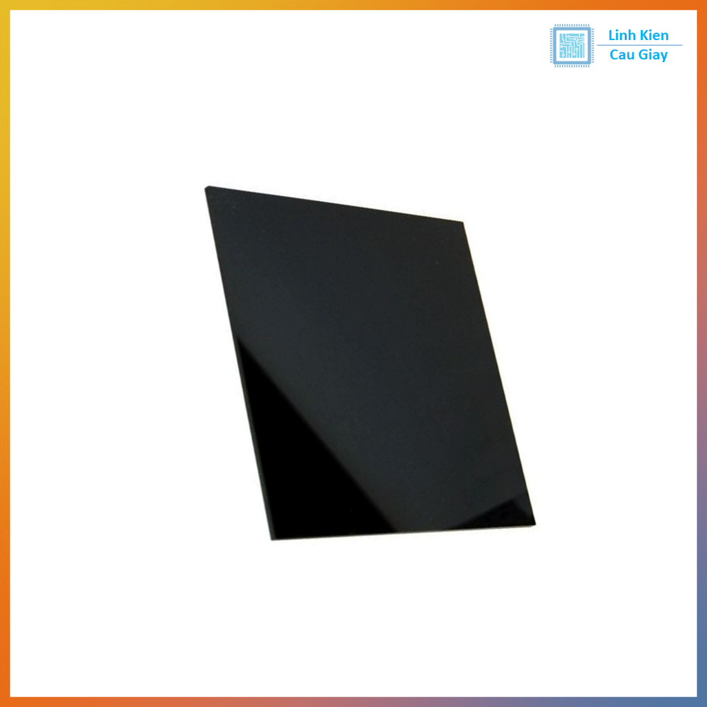 Mica đen 30cm x 40cm Dày 3mm (A3) Đài loan