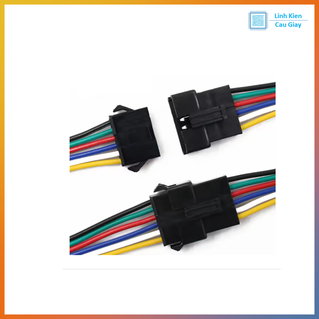 Cặp Jack kết nối đực cái SM 2.54mm dài 40cm đủ loại