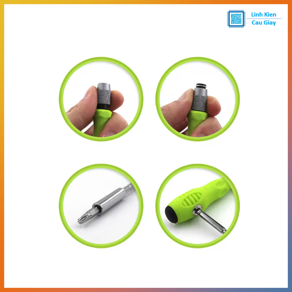 Bộ tua vít đa năng 32 chi tiết sửa chữa laptop, điện thoại, máy tính