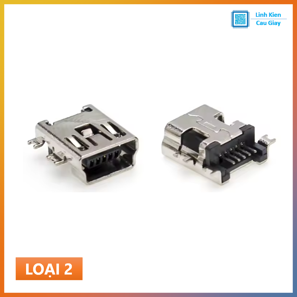 Cổng Mini USB SMD (Loại cái)