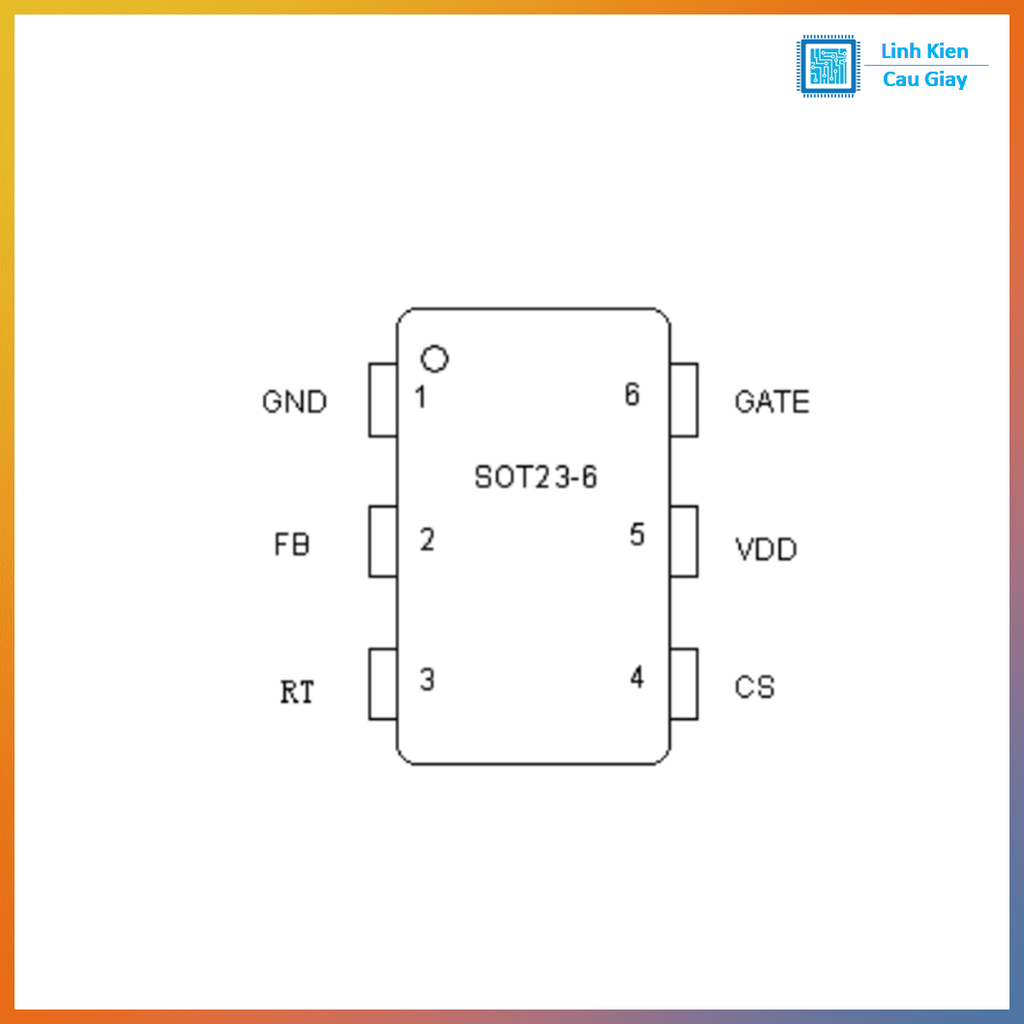 Linh kiện IC OB2273 chân dán SOT23-6