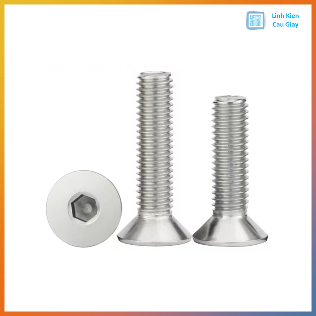 Bulong Lục Giác đầu chìm M3 (SL 10c)