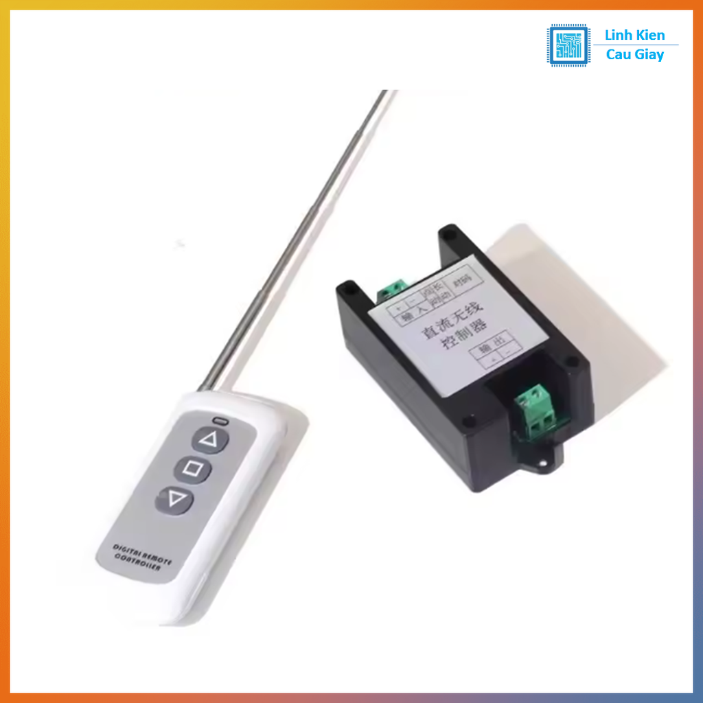 Bộ điều khiển xi lanh RF 433Mhz 2 relay từ xa