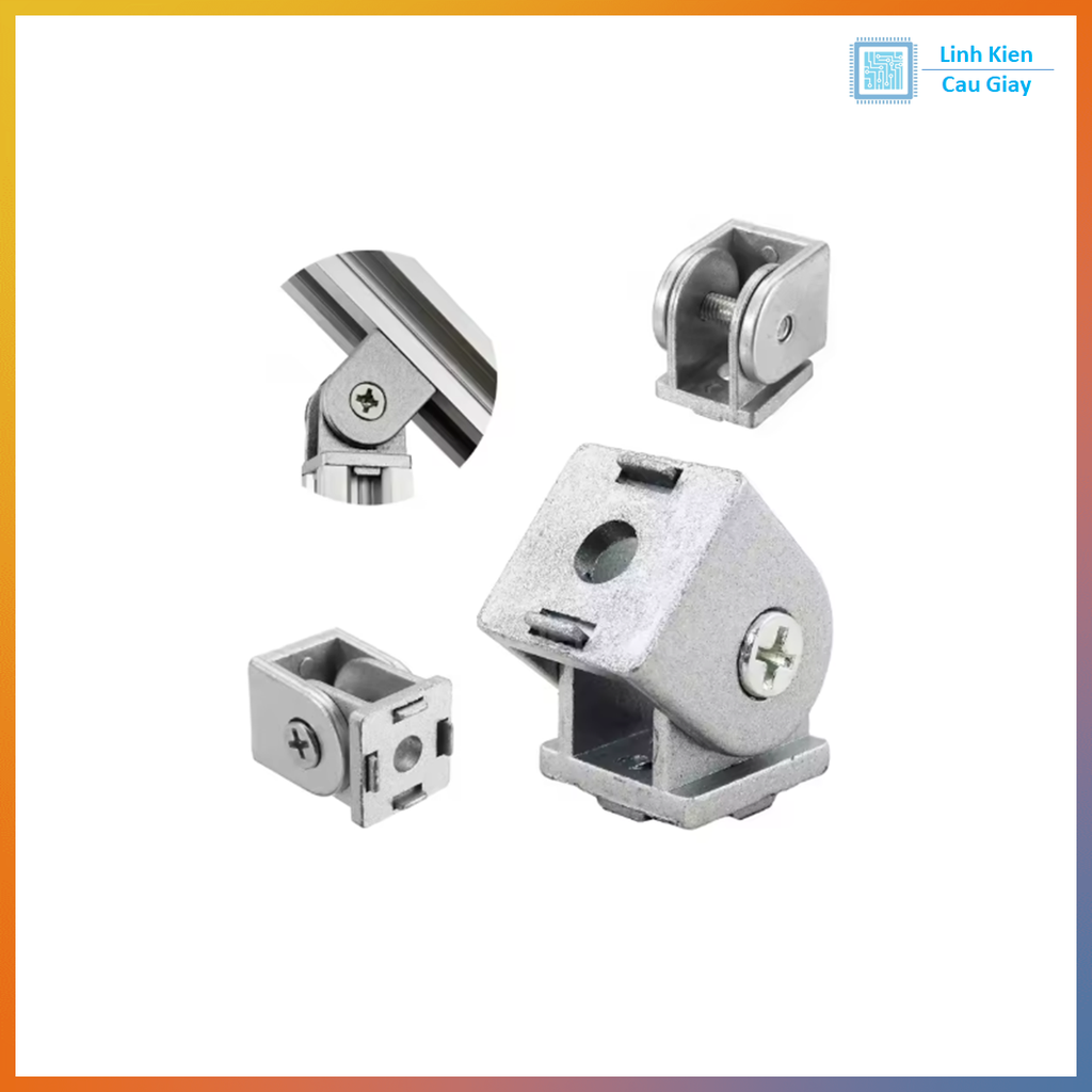 Bản lề nối góc nhôm 3030