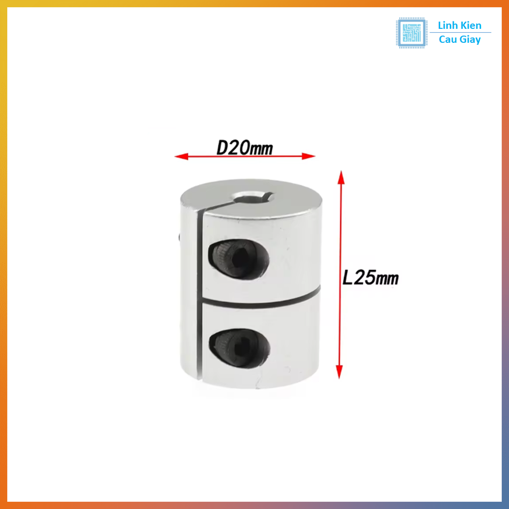 Khớp nối cứng loại tốt D20 L25