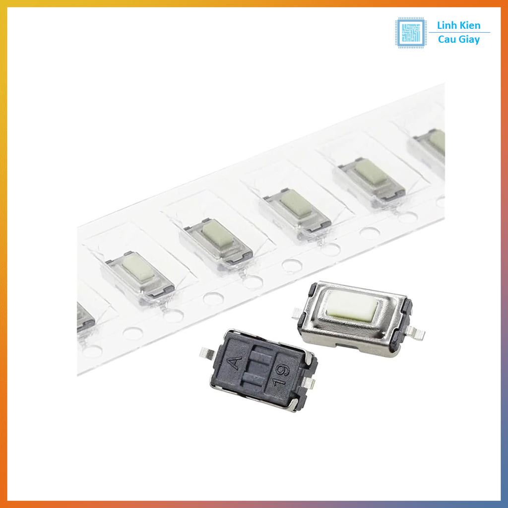 Nút nhấn 2 chân 3×6×2.5mm SMD – công tắc nhấn tact SMD