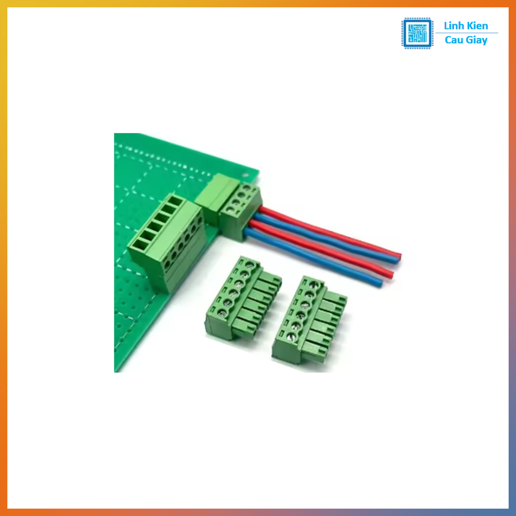 Connector Terminal EDG3.81mm (chân cong)