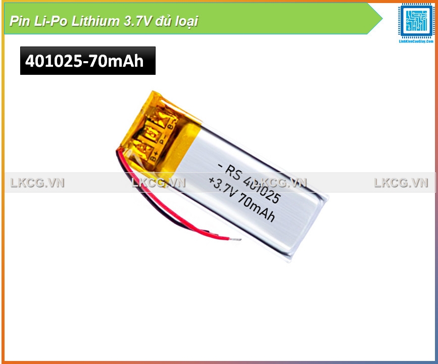 Pin Li-Po Lithium 3.7V đủ loại