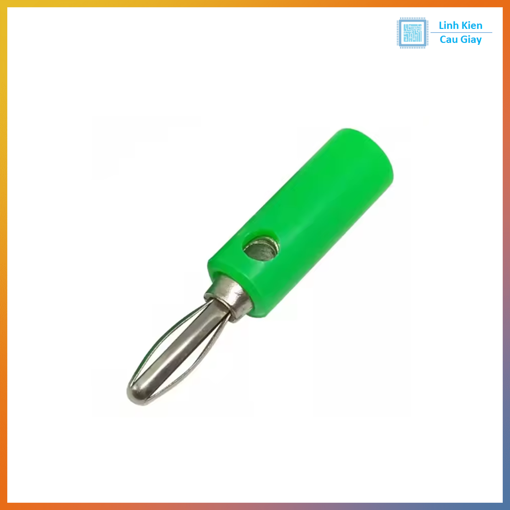 Jack bắp chuối 4mm đực, cái đủ màu