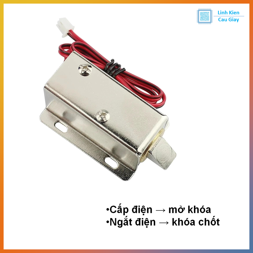 Khóa chốt điện từ LY-03 12VDC
