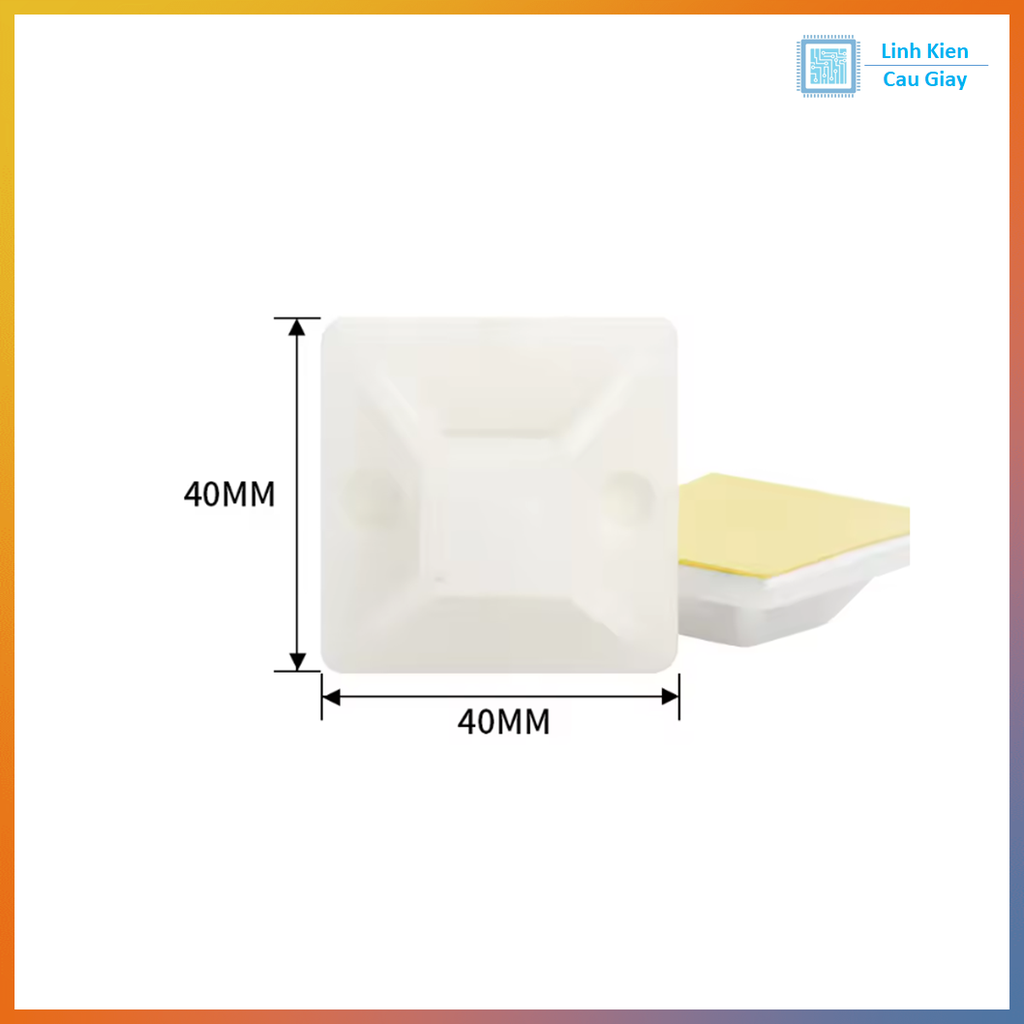 Miếng dán thít dây điện 3M kích thước nhiều loại (Giá 10c)