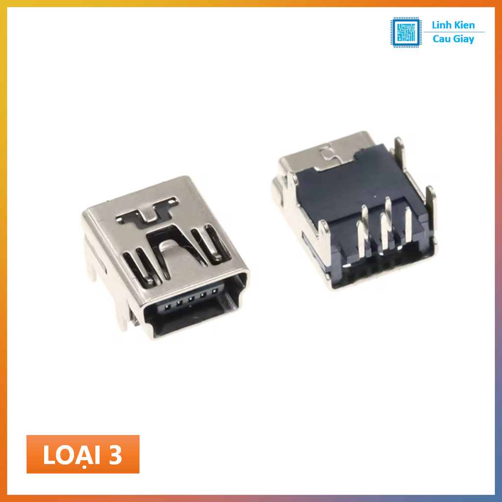 Cổng Mini USB SMD (Loại cái)