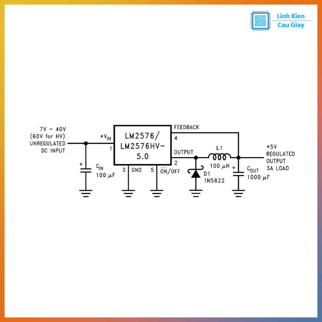 Linh kiện LM2576S-5V TO-263