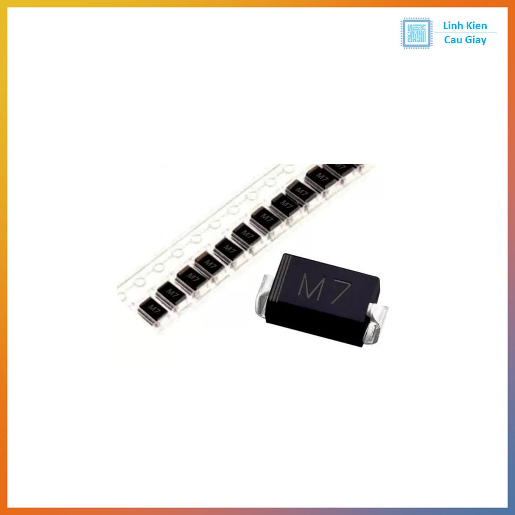 Diode chỉnh lưu 1N4007 1A 1000V (SL 10c)