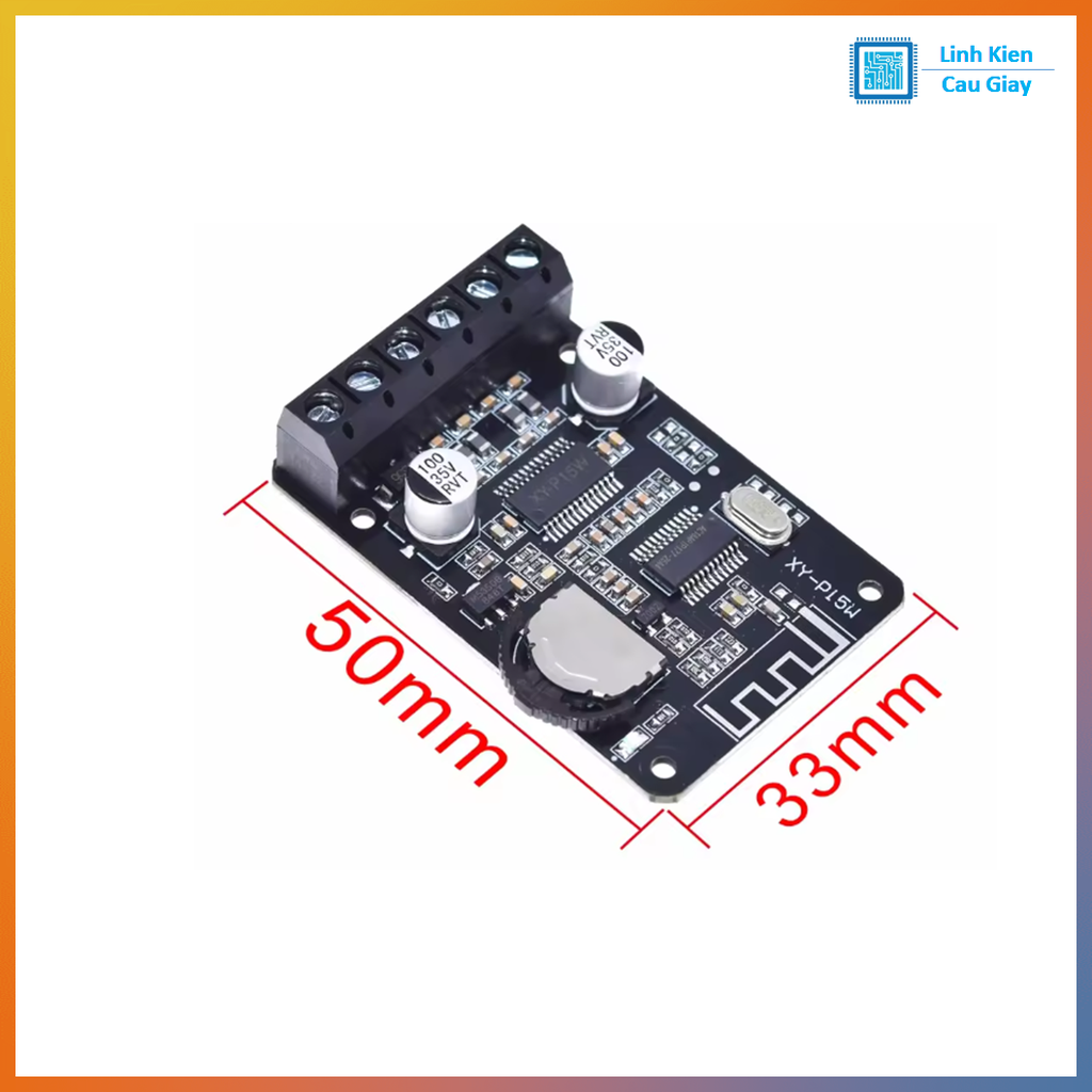 Mạch Khuếch Đại Âm Thanh Bluetooth 5.0 2*15W XY-P15W