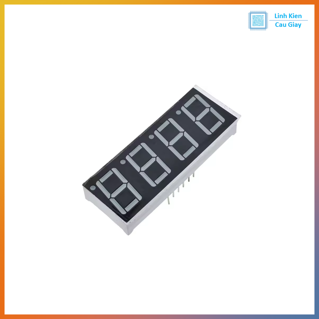 LED 7 Thanh 0.28inch Anot Chung - Sáng Đỏ