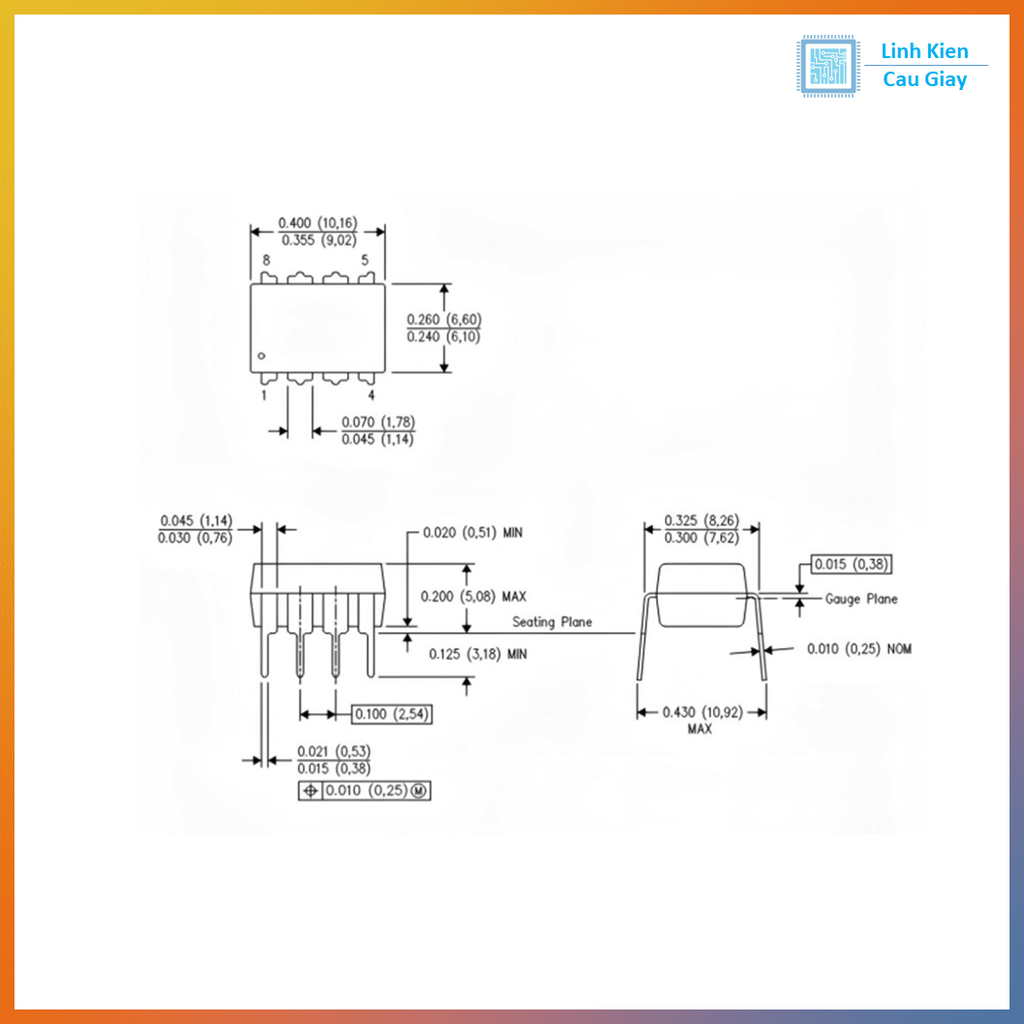 Linh kiện MC34063 DIP8