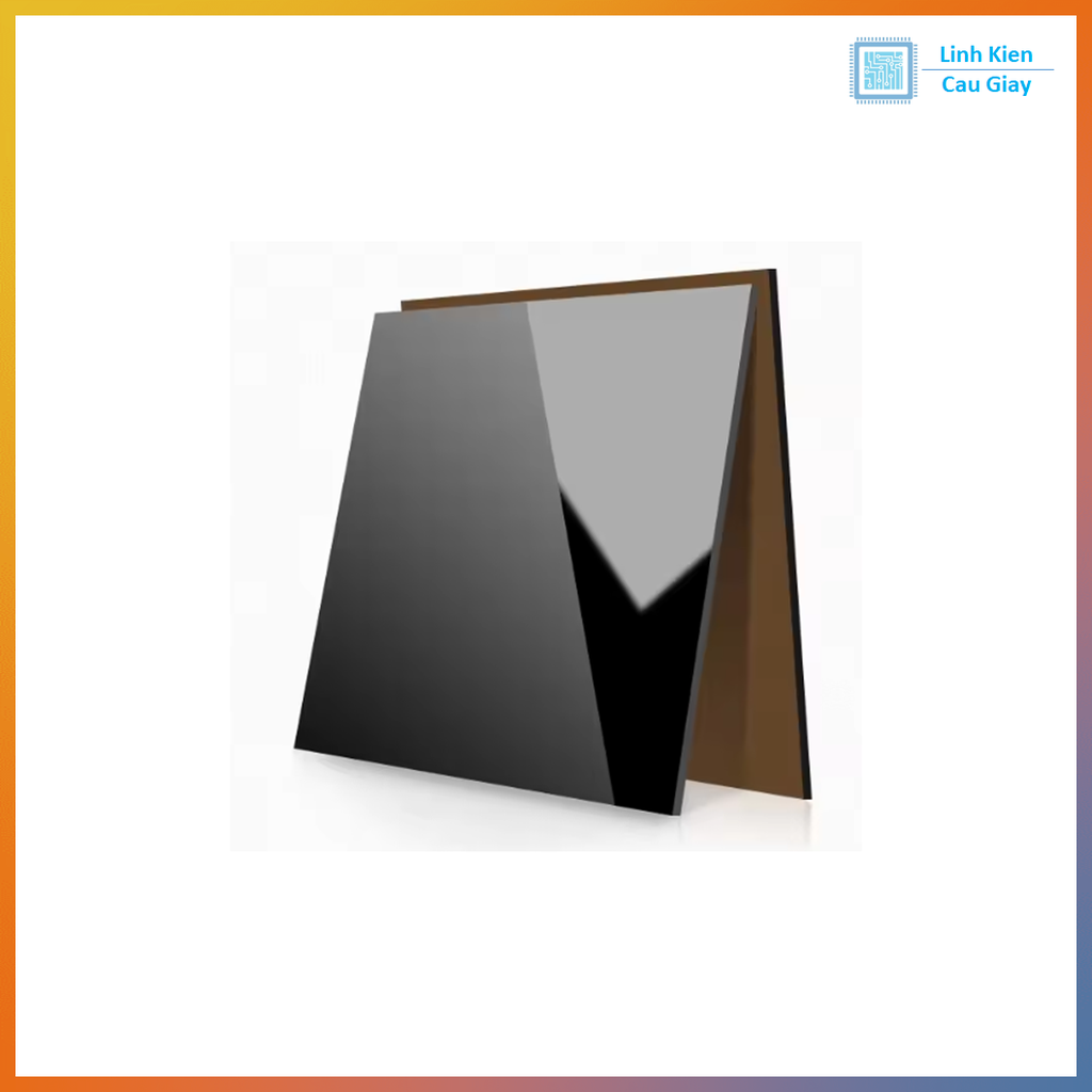 Mica đen 30cm x 40cm Dày 3mm (A3) Đài loan