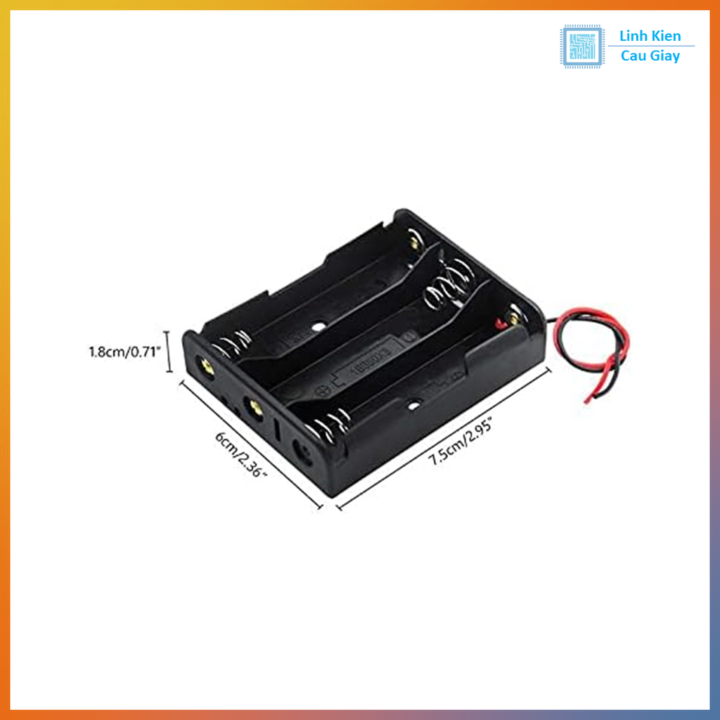 Hộp Đế Pin Ultrafire 18650 có dây ( Các loại )