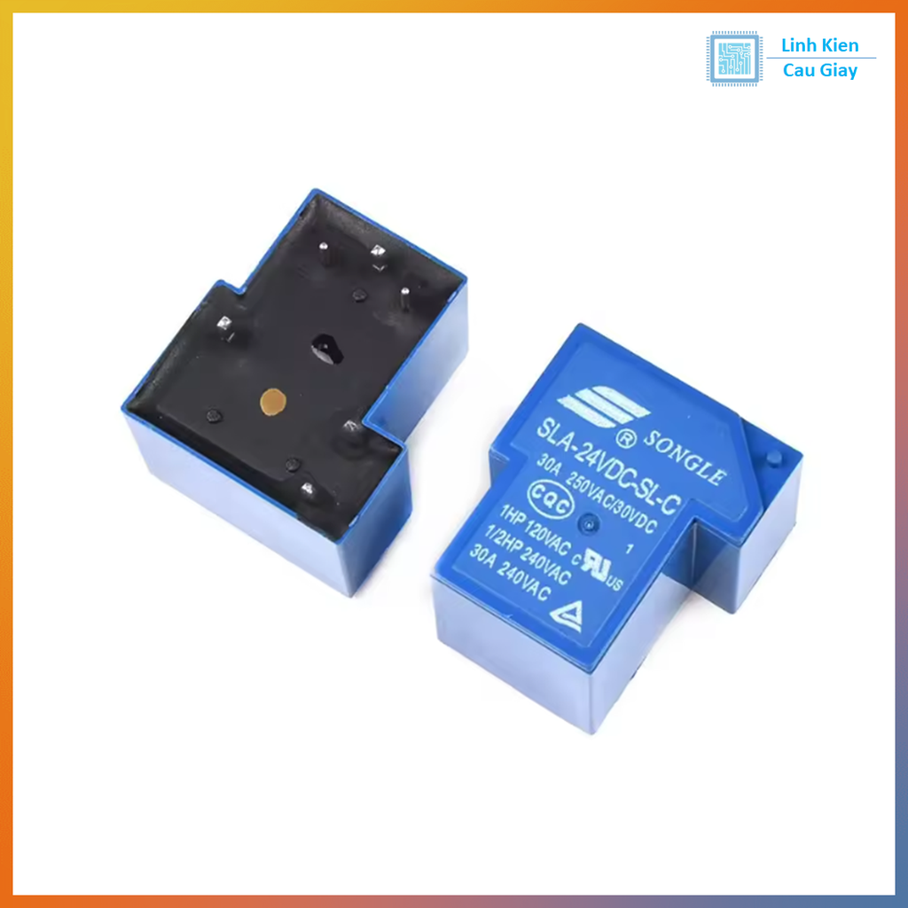 Relay SLA-5V / 12V / 24VDC-SL-A 30A 6 chân