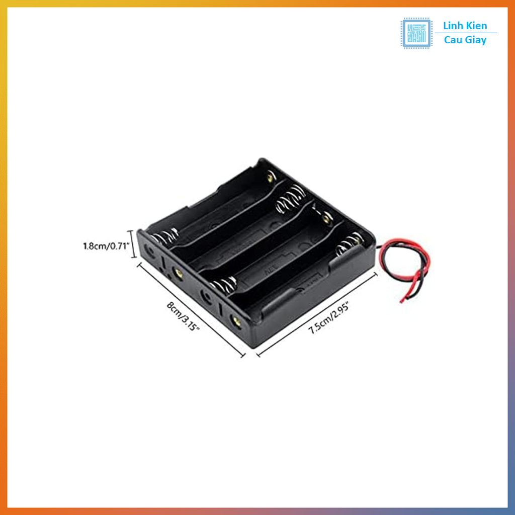 Hộp Đế Pin Ultrafire 18650 có dây ( Các loại )