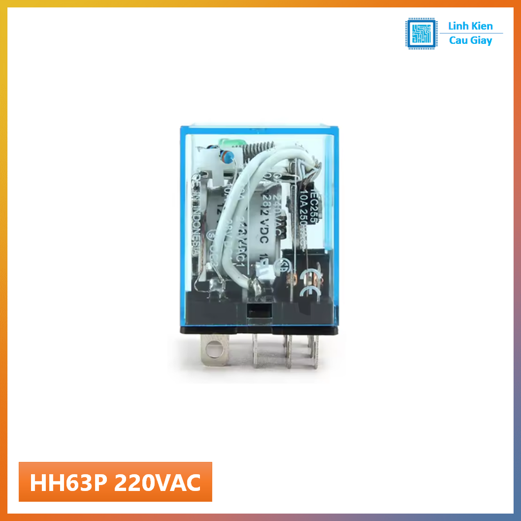 Relay trung gian HH63P 11 chân