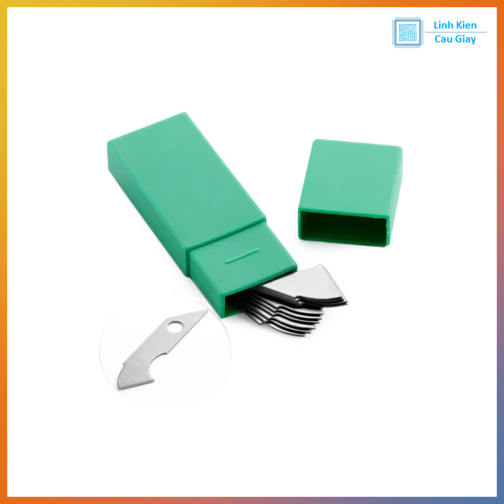 Hộp lưỡi dao cắt mica, phíp, pcb (10 chiếc)