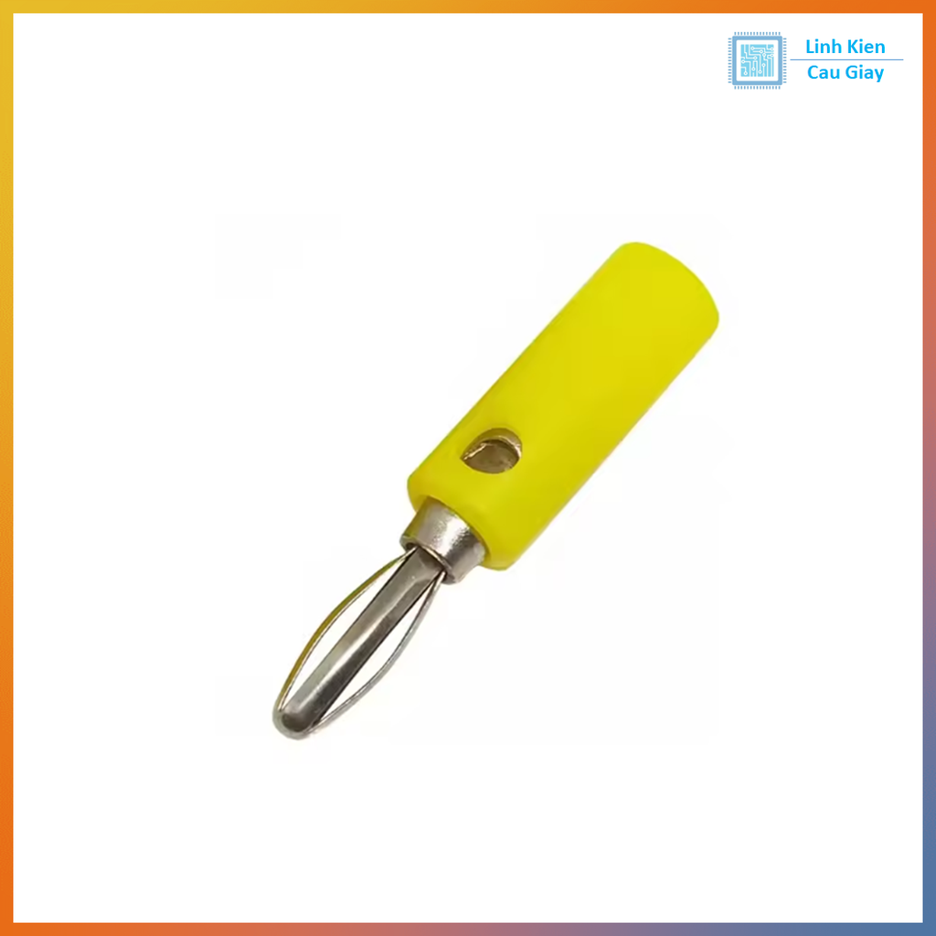 Jack bắp chuối 4mm đực, cái đủ màu