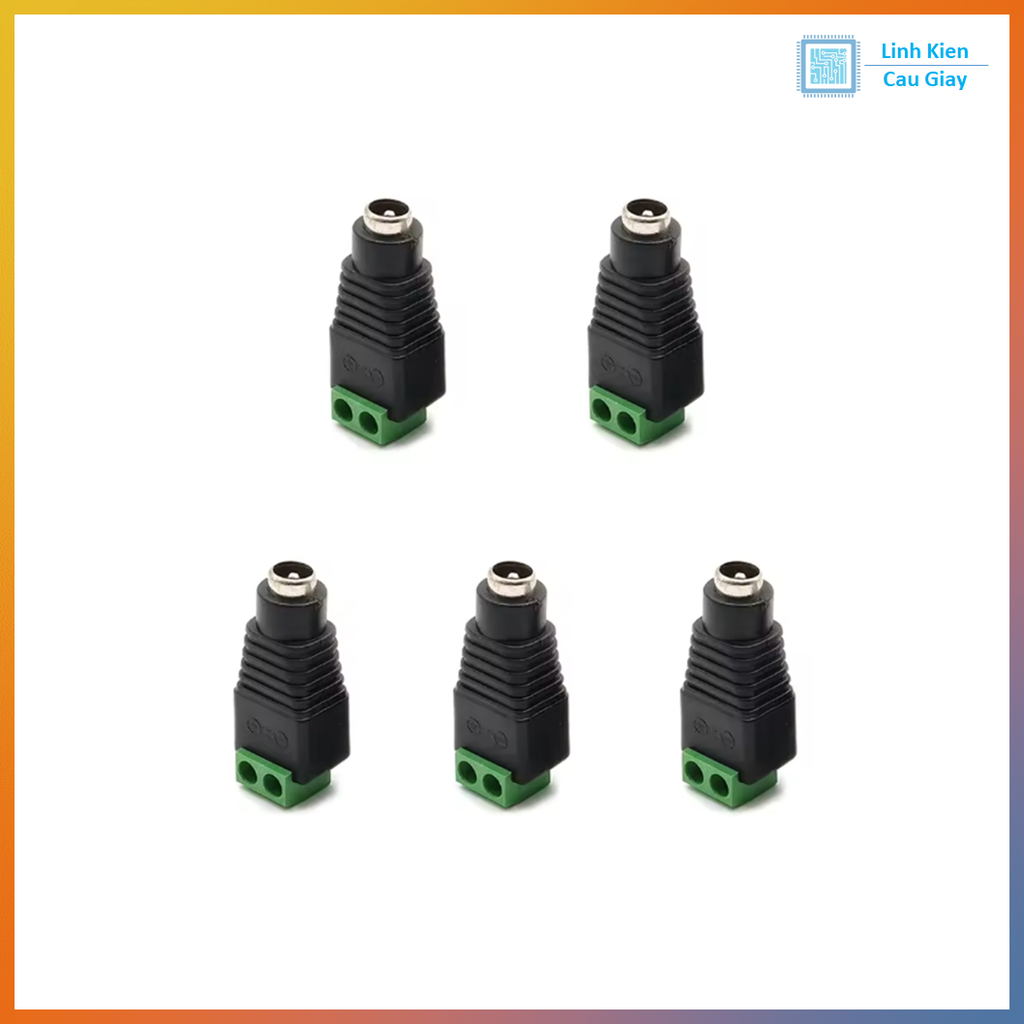 Jack Nối Nguồn DC5.5x2.5MM Đầu Cái