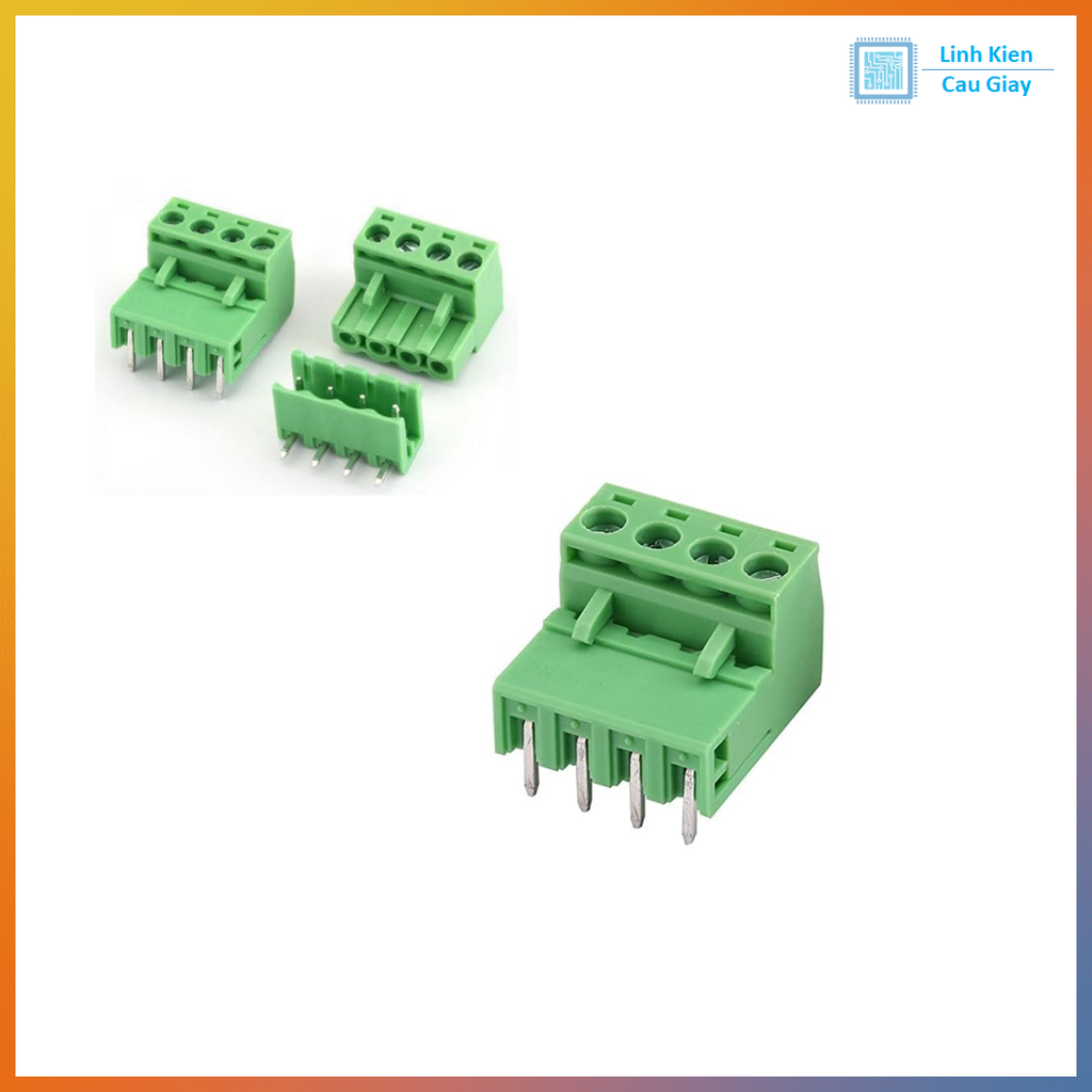 Connector 2EDG5.08 - 5.08MM ( Xanh Cong)