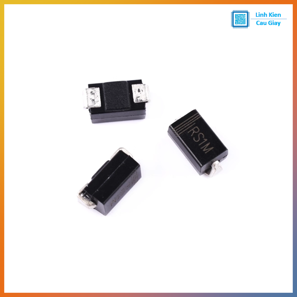 Linh kiện Diode FR107 Chân dán 1A (SL: 10 chiếc)