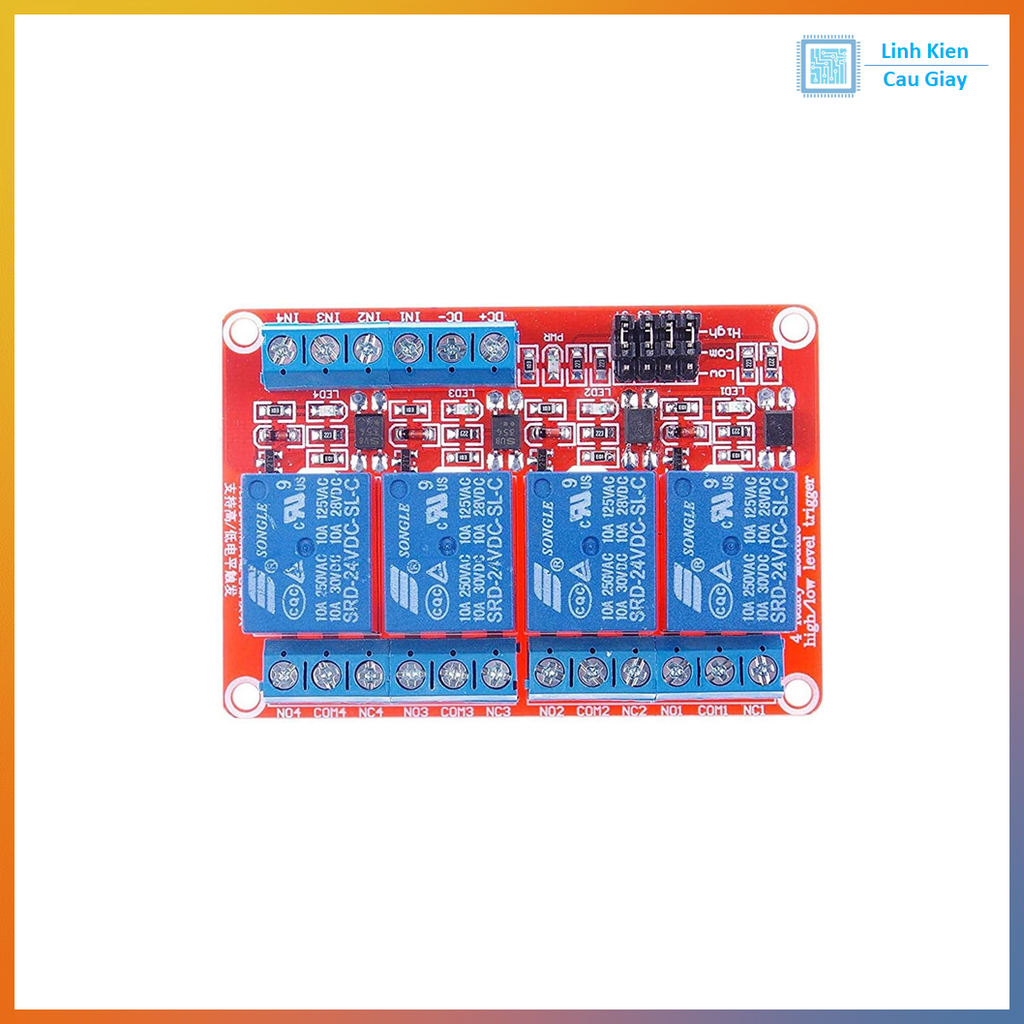 Module 1/2/4/8 Relay 24V Có Opto Cách Ly