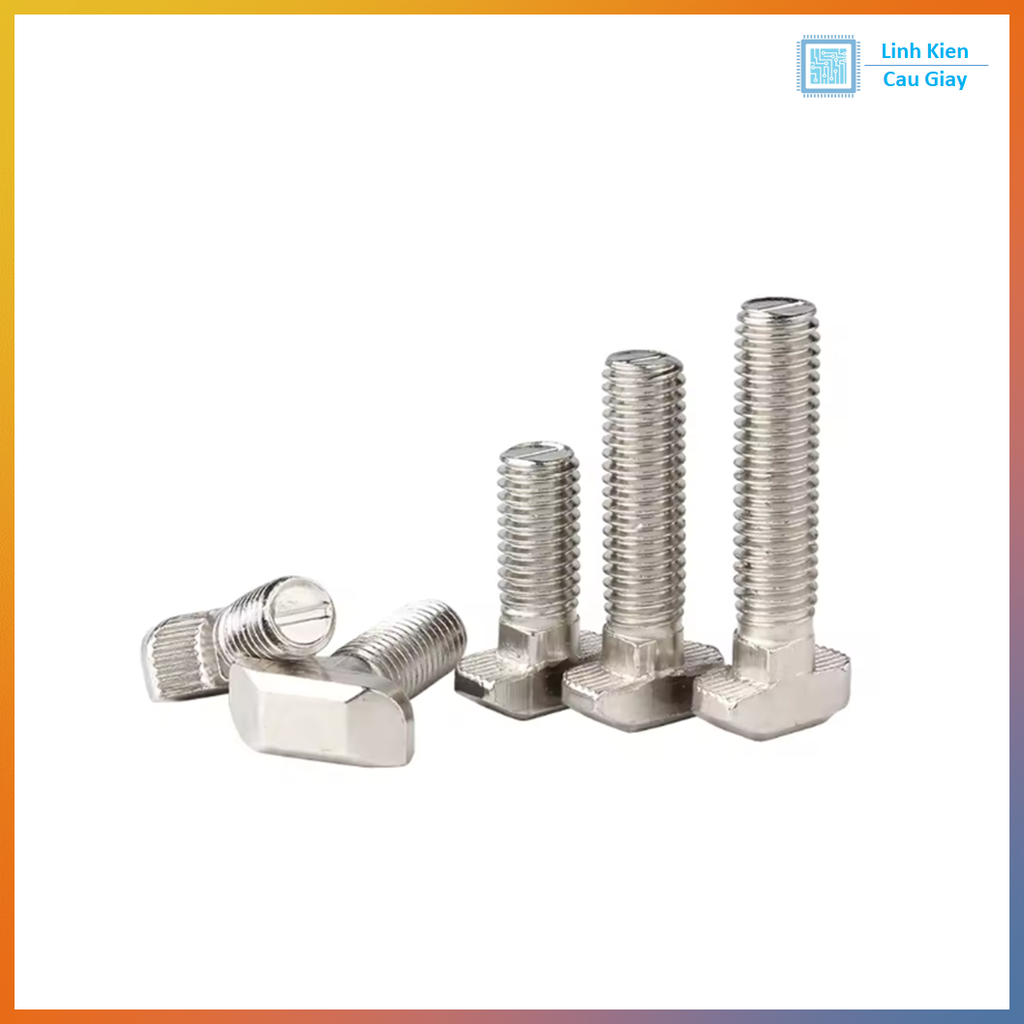 Bulong chữ T M5-16mm (nhôm 2020)