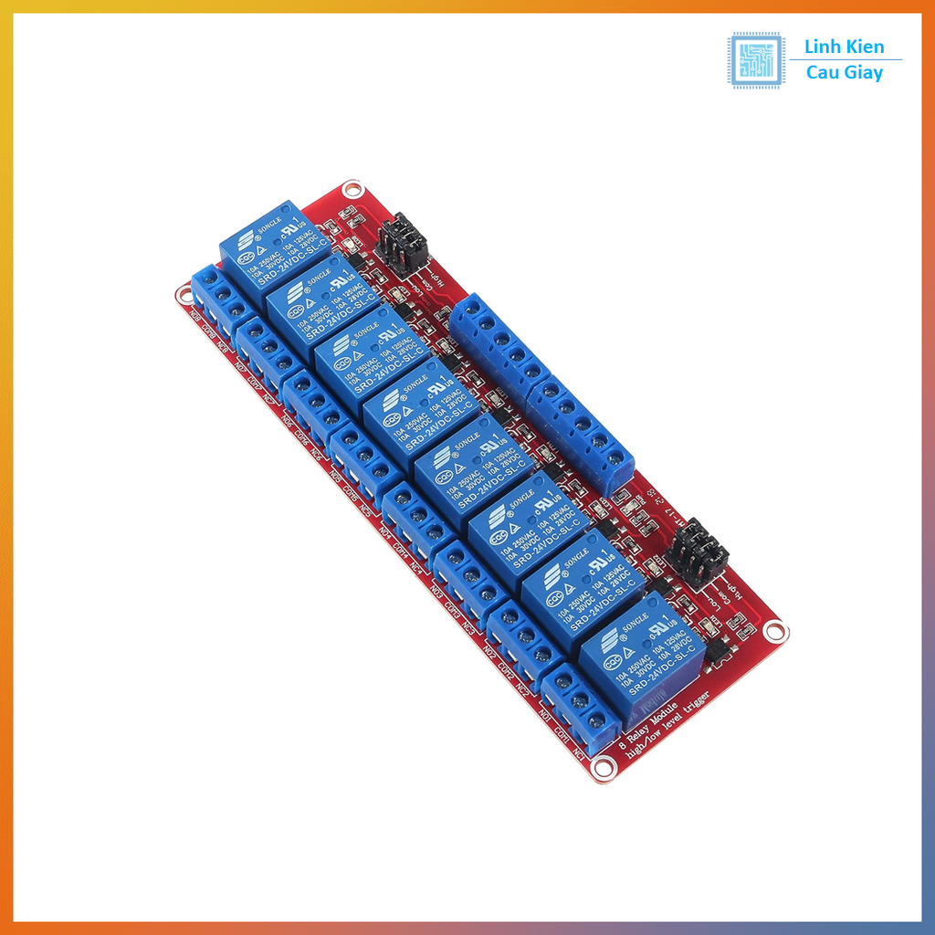 Module 1/2/4/8 Relay 24V Có Opto Cách Ly