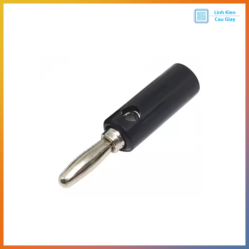 Jack bắp chuối 4mm đực, cái đủ màu