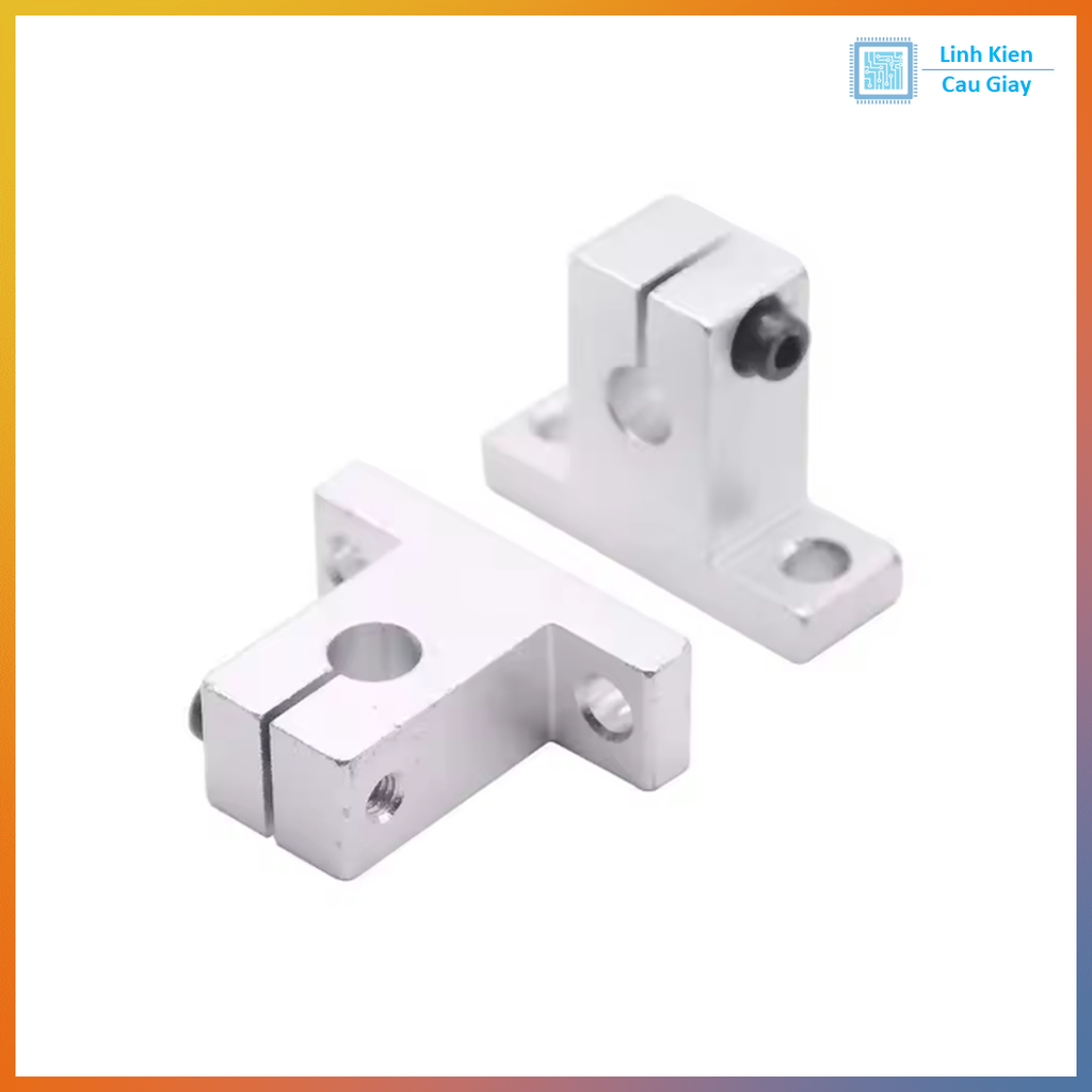 Kẹp trục, Gối đỡ ti trượt tròn SK08, SK10, SK12, SK16, SK20