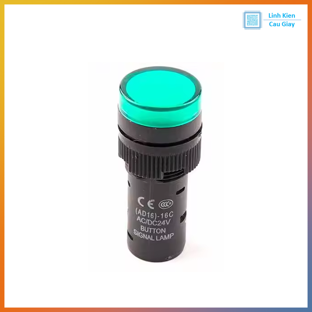 Đèn báo phi 16mm AD16 22D/S Điện áp 24V